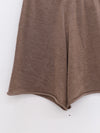 SWAYING 25 Early Autumn Cashmere Wide Leg Trousers SW-SW25PF3B10C2-KAQI Khaki SW25PF3B10